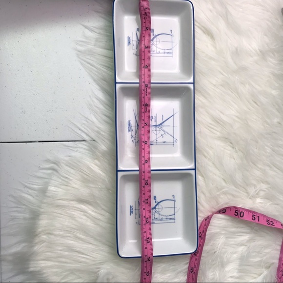 Signature Porcelain Martini Wine Compartment Tray - Picture 7 of 8